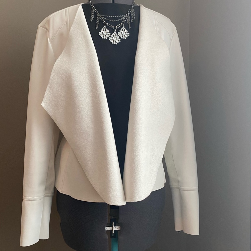 INC International Concepts faux leather jacket